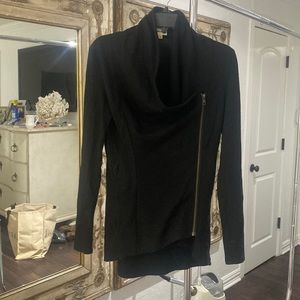 Helmet Lang black knit jacket